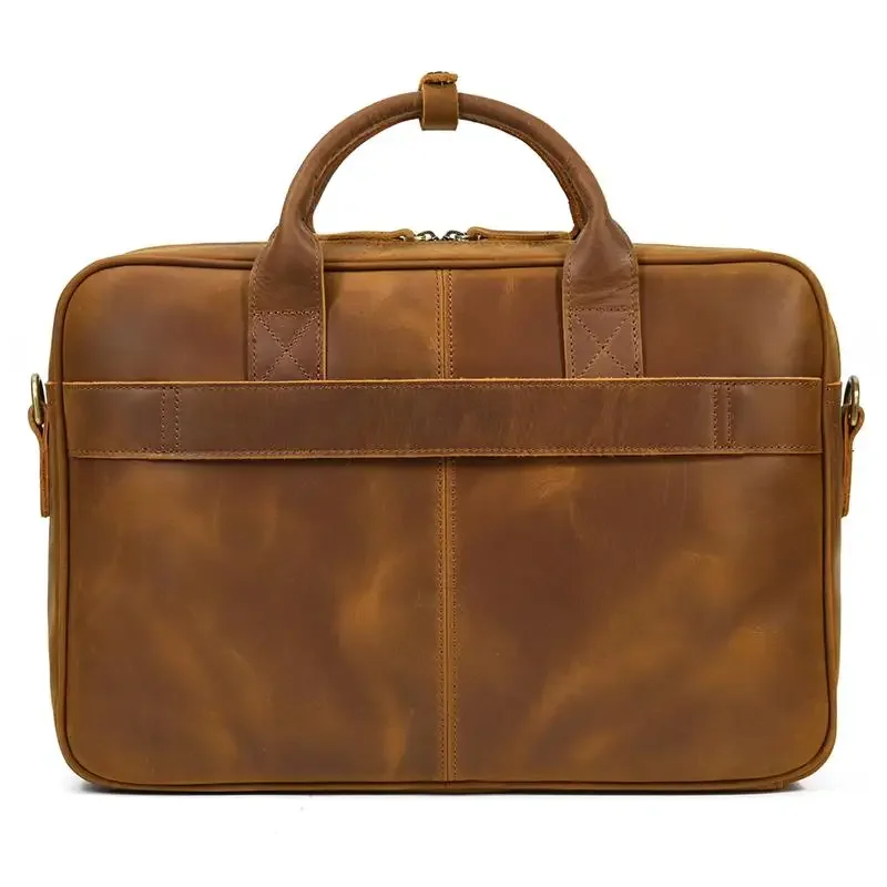 Newsbirds-Maleta De Couro Para Homens, Bolsa De Ombro Empresarial, Sacos Mensageiro, Bolsa De Computador Portátil, Malas De Viagem Masculinas, 15"