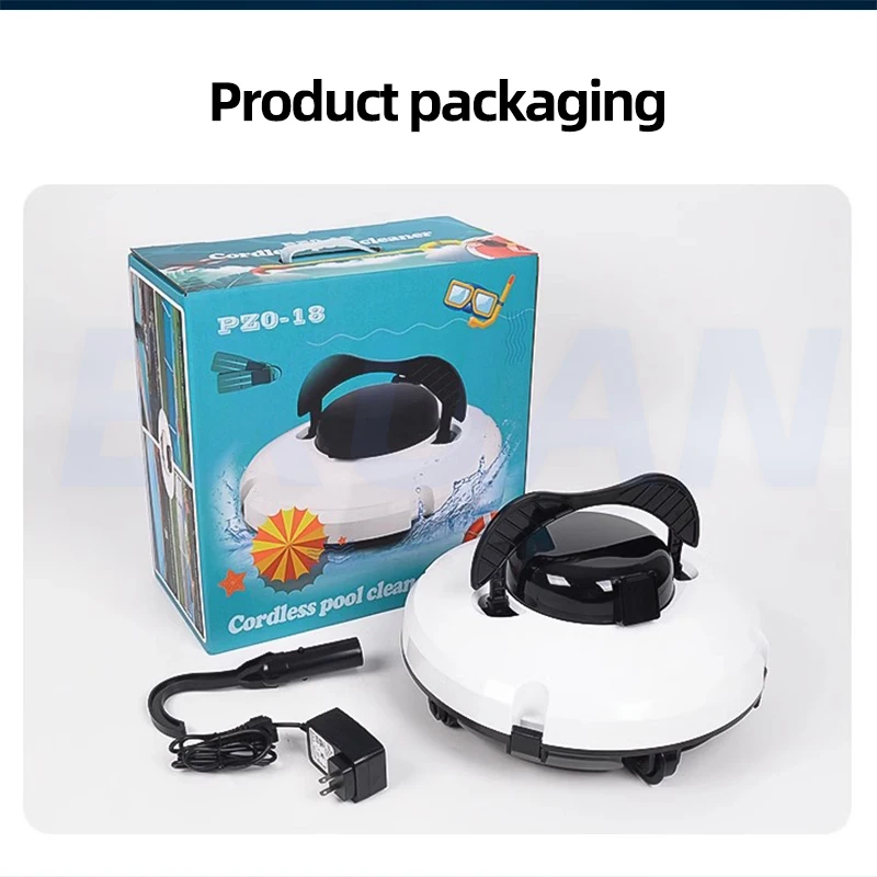 Intelligent Fully Automatic Swimming Pool Cleaning Robot Diving Underwater Suction And Vacuum Wireless Cleaning Machine