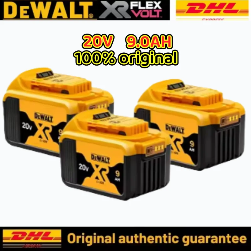 

Для аккумулятора Dewalt 20V 9.0Ah 18650 ‌ Литий-ионный аккумулятор 00В 9.0Ач для электроинструментов, 120Вт, высокомощный, перезаряжаемый, сменный