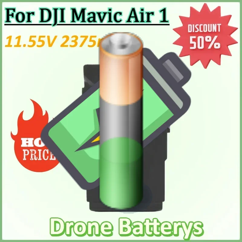 

Drone Battery 11.55V 2375mAh for DJI Mavic Air 1 Max-Flight Time 21 Minutes Compatible Intelligent Flight Batteries Accessories