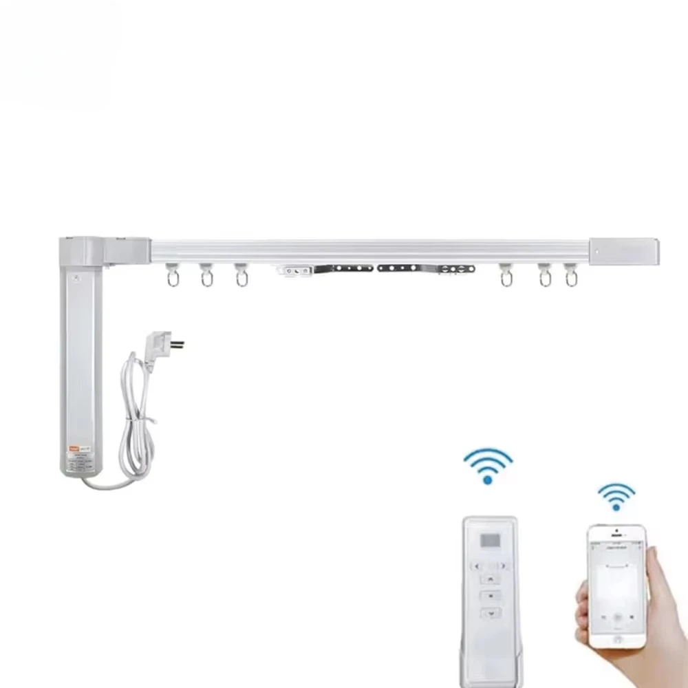 Zigbee Smart Curtain Remote Control Motor Support Custom Tracks Tu*ya WiFi Smart Home Electric Motorized Curtain System