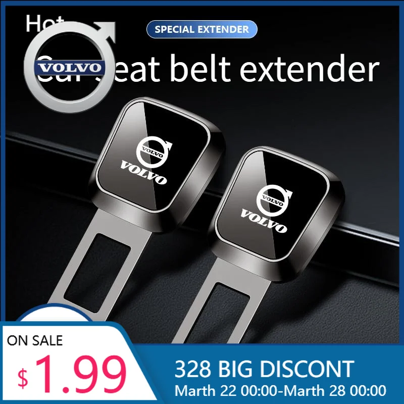 

Steering Covers Suitable for Volvo Car Seat Belt Extender XC60 XC90 XC40 S90 Seat Belt Cable Extender Car Accessories