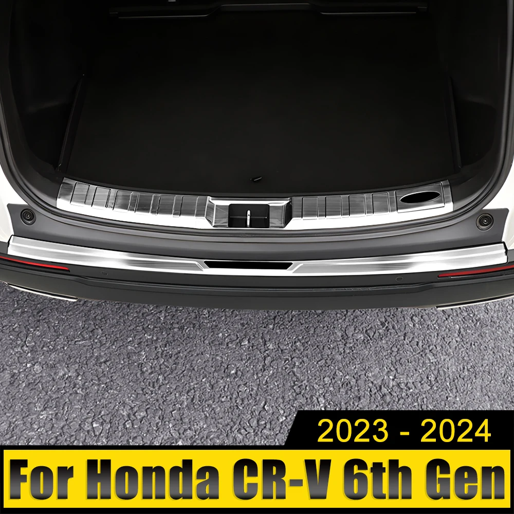 

Для Honda CR-V CRV 6th 2023 2024 2025 Hybrid крышка багажника автомобиля Tailgate внутренняя защита заднего бампера