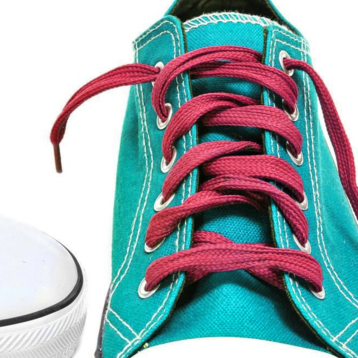 

Waxed Shoelaces Thick Shoes for Sneakers Flat Casual Tie Cotton Water Proof Men and Women