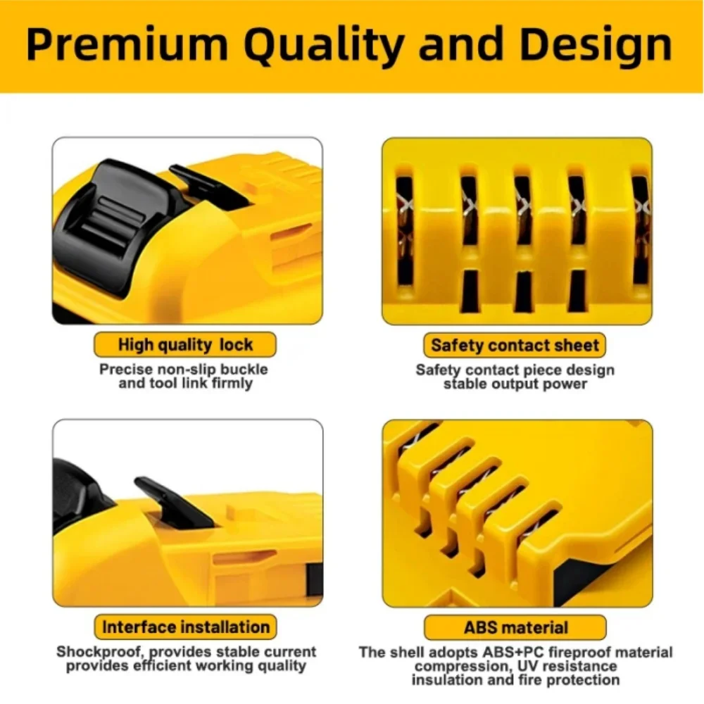 DEWALT 12V Lithium-Ion Battery Compatible with DCB123 DCB125 DCB124 DCB122 DCD710 Power Tool - 2.0Ah 3.0Ah New view 2
