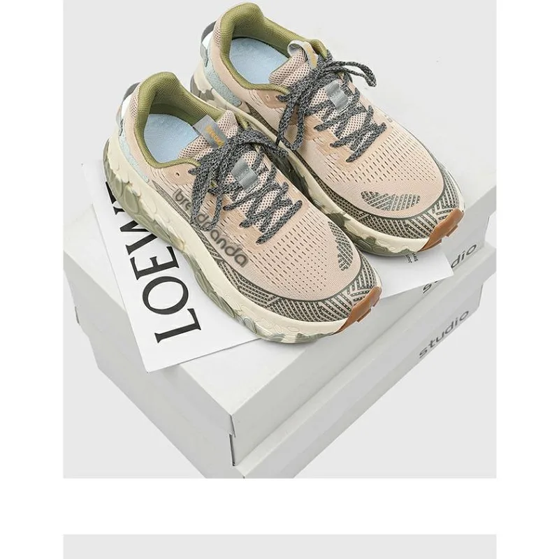 

2026 Classic Brand Couples Thick Soled Height Increase Walking Jogging Shoe Comfortable Fashion Sport and Leisure Shoe 36-45