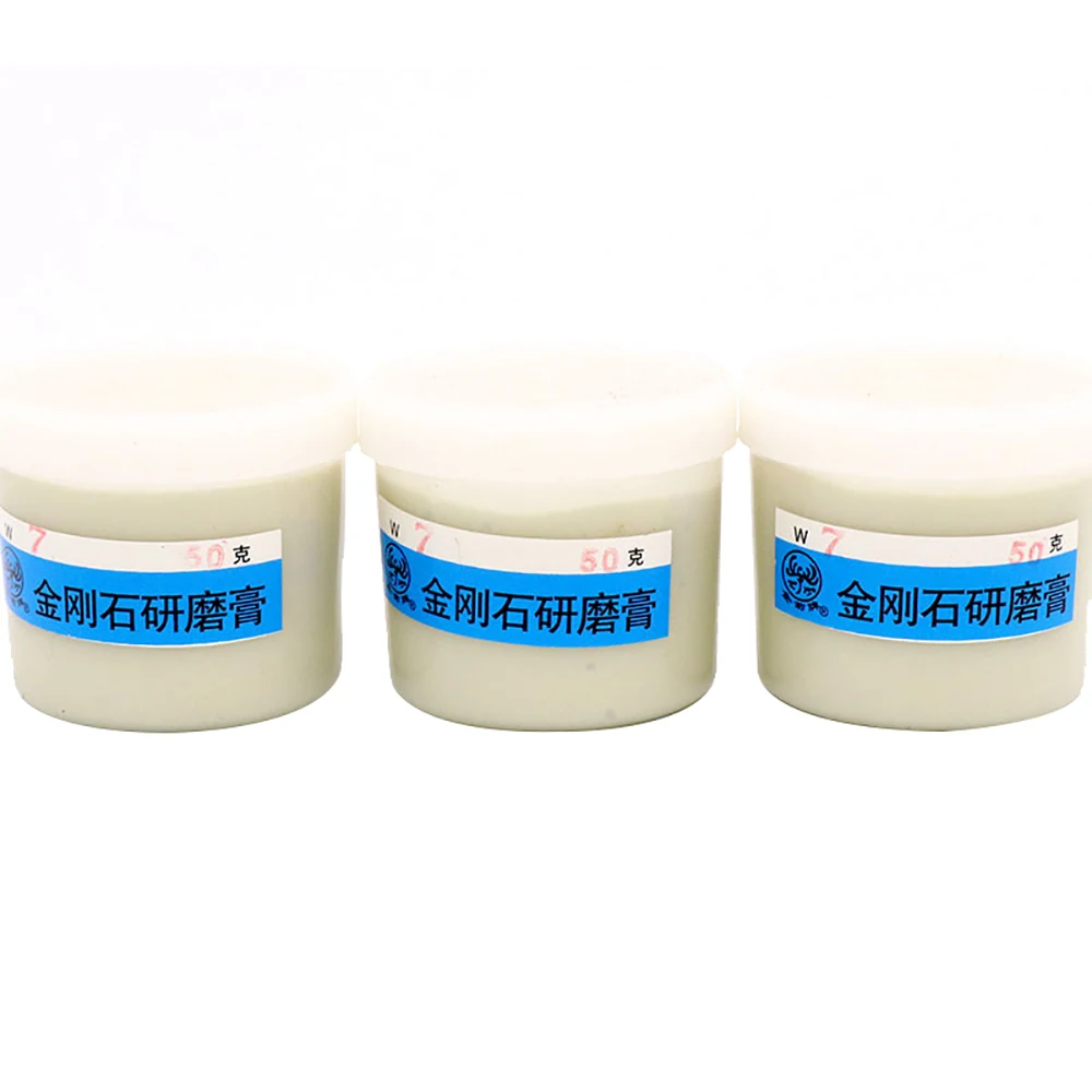 1Pcs 50g 다이아몬드 연마 Lapping 연 삭 붙여 넣기 복합 마이크론 유리 금속 연 삭 연마 도구 에메랄드 마노
