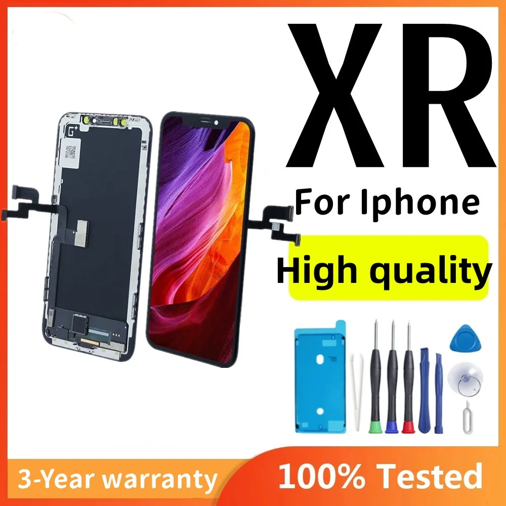 

Super OLED LCD touch screen for iPhone XR Pro, AAA +++, replacement parts, True Tone Assembly