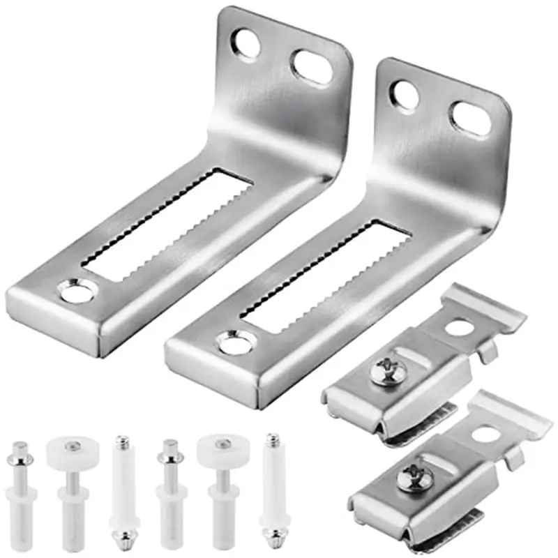 [NEW!ABAG】 2 Packs Of Bi Fold Door Hardware Set Contains Top And Bottom Pivots Brackets And Guide Wheel