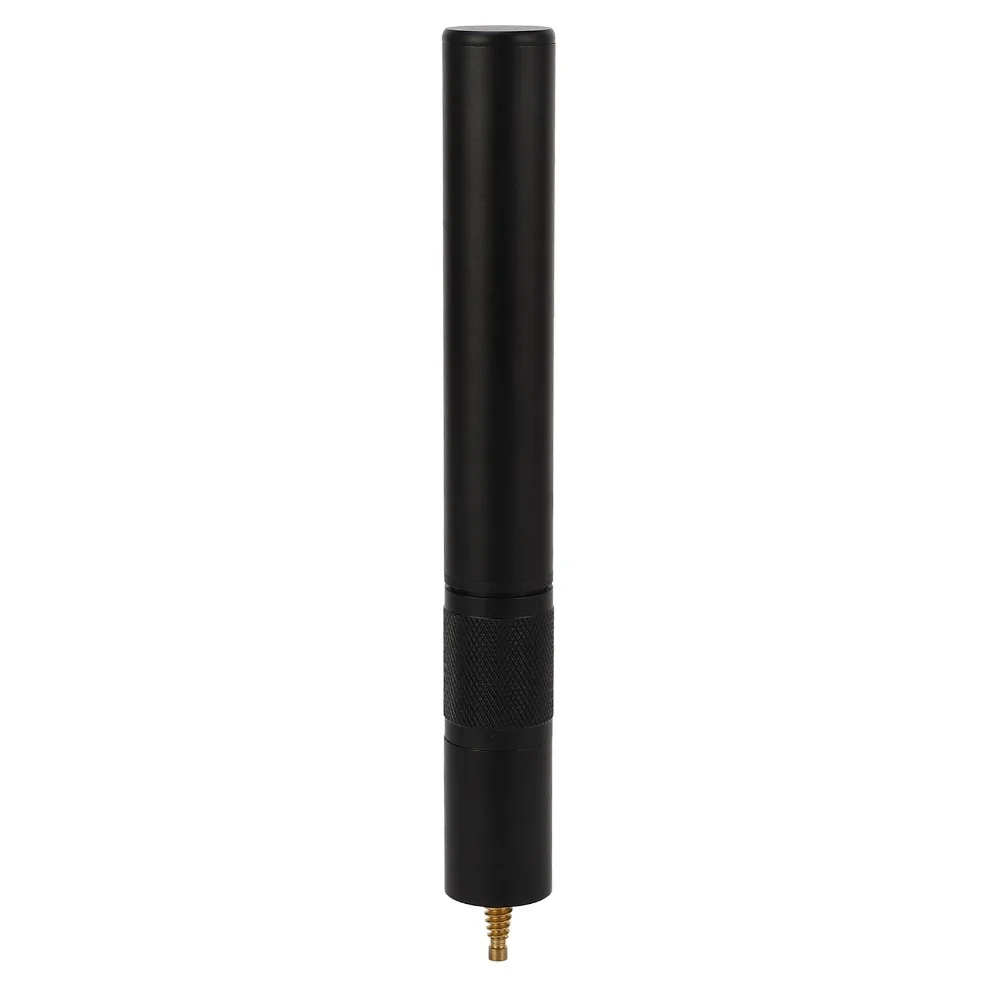 

Aluminum Alloy Pool Cue Extension Telescopic Structure Threaded Connector Billiard Extender Black Finish Locking Rotation