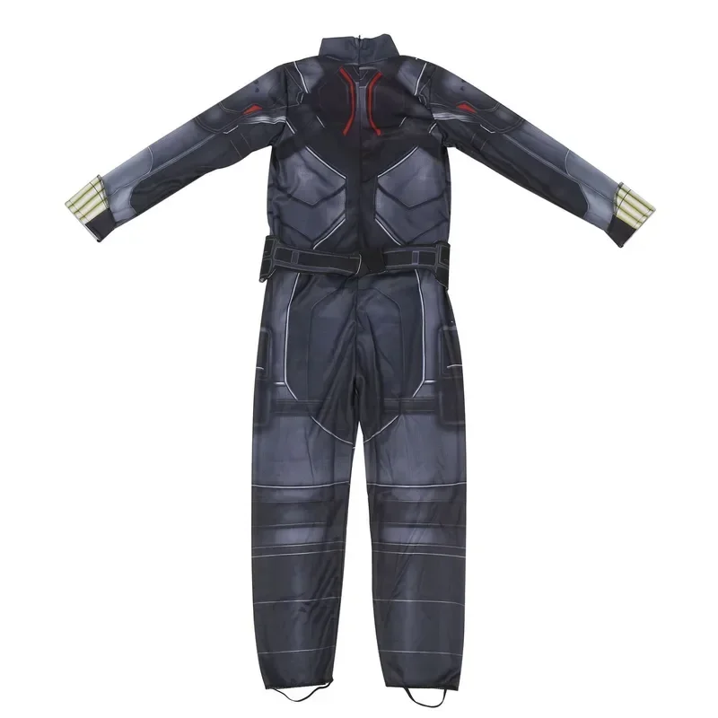 Costume da bambino in noce nera, tuta, vestito operato da ragazza, supereroe, carnevale di Halloween, costumi cosplay per bambini, taglia dalla S alla L
