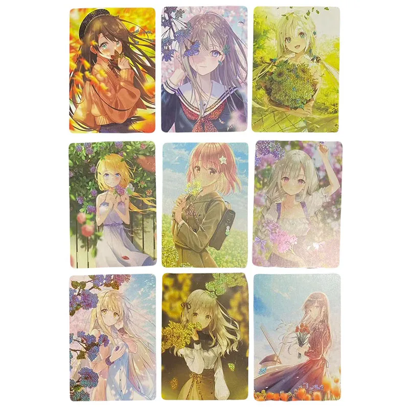 Anime Goddess Story DIY ACG Tabletop Games Card Miyazono Kaori Hirasawa Yui Emilia Toy for boy Collectible Card Birthday Present