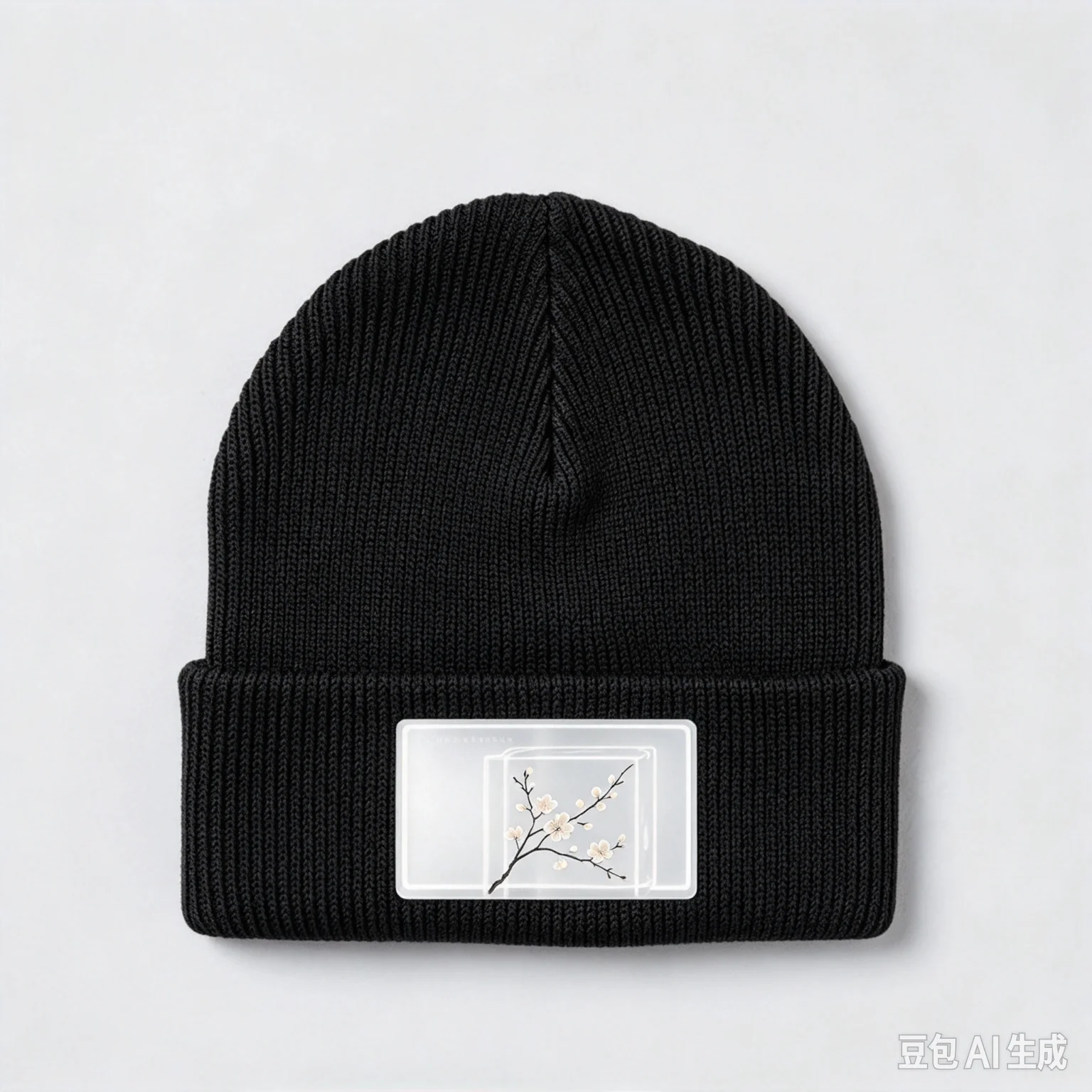 Beanie Cuffed Knit - Bonnet en tricot unisexe avec revers