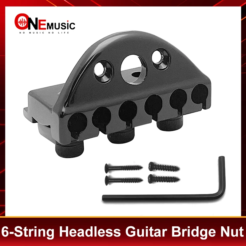 

Зажимная гайка 42 мм для бридж-системы безголовой гитары, для 6-струнной электрогитары, черная, запчасти для гитары