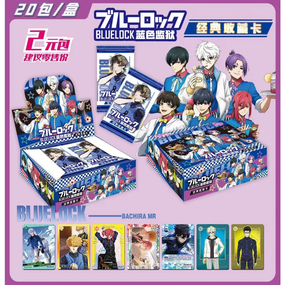 Wholesale BLUE LOCK Card For Children Itoshi Sae Kira Ryosuke Naruhaya Asahi Youth Anime Limited Game Collection Card Kids Gifts