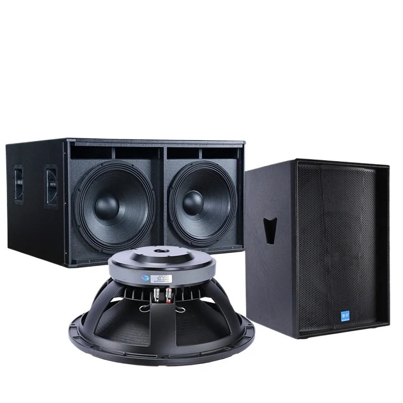Single/dual 18-inch deep subwoofers, high-power speakers, 15-inch ultra-low frequency speakers
