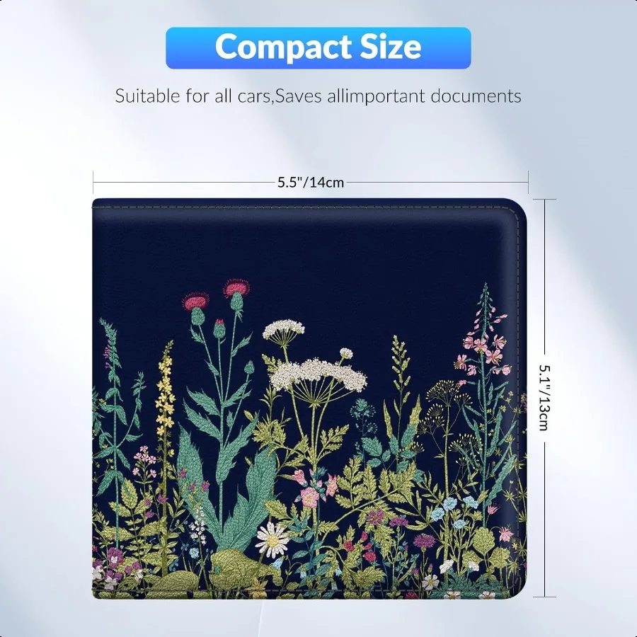 تسجيل السيارة وحامل بطاقة التأمين صندوق قفازات السيارة منظم السيارة حافظة ملحقات لتخزين بطاقات رخصة القيادة Docum