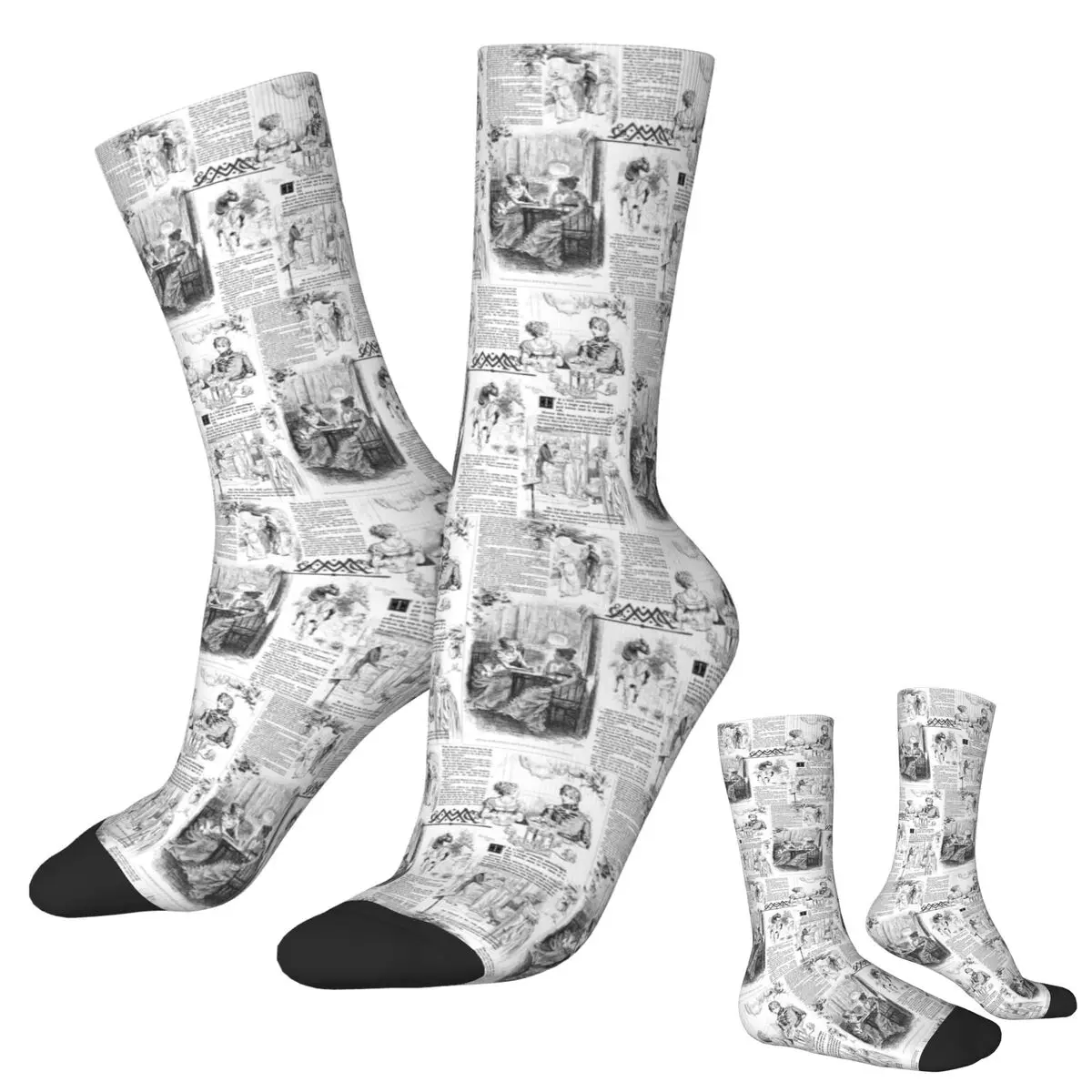 الكبرياء والتحامل - صفحات الجوارب Harajuku جوارب فائقة النعومة كل موسم الجوارب الطويلة اكسسوارات للجنسين هدايا عيد الميلاد