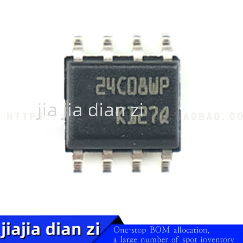 10pcs/lot M24C08-WMN6TP screen printing 24C08WP SOP8 memory ic chips in stock