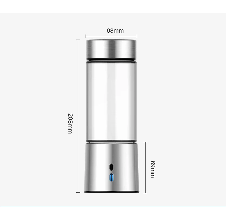 Cawolo Hot Sale  Water Generator Machine Portable 500-2800 PPB Mini  Water Maker  Electric Generator view 3