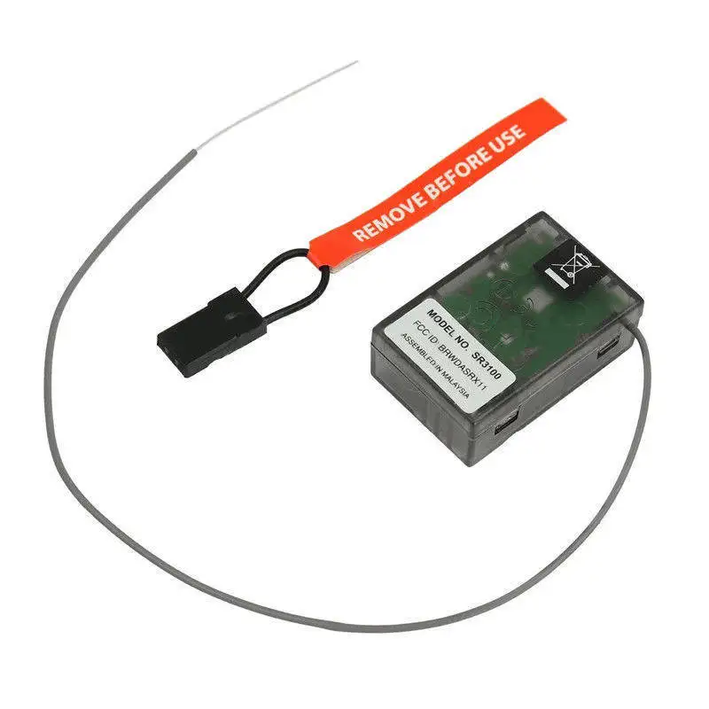 Spektrum SR3100 3-Channel DSM2 Receiver for RC Boat Car Compatible with DX3 DX5C Surface Transmitter