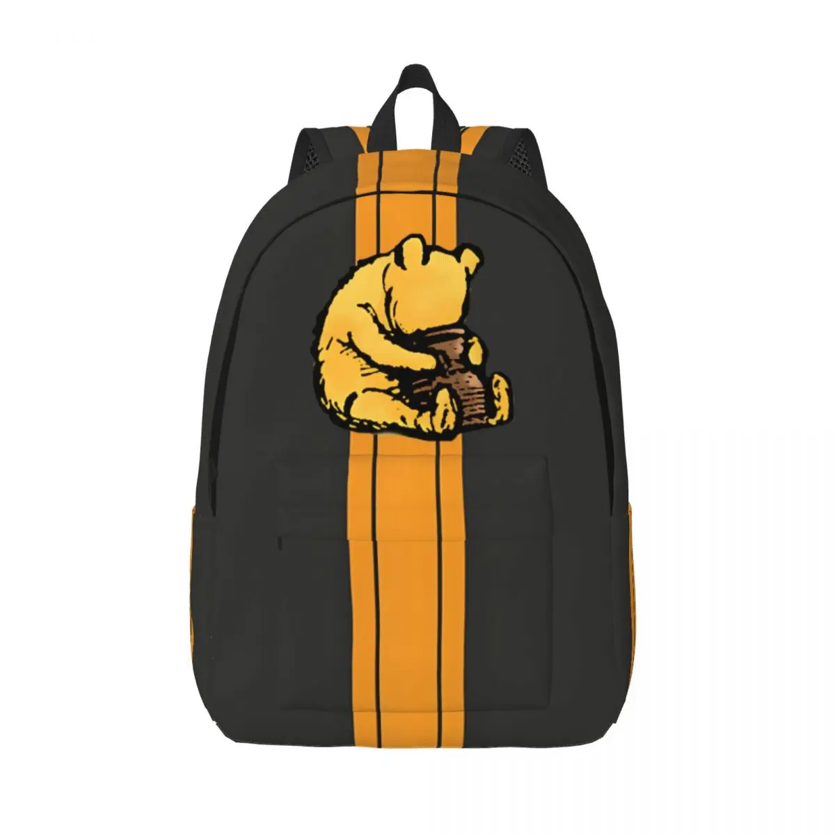 

Weekend Picnic Winnie The Pooh In Color Sturdy Shoulder Fashionable Disney Pooh Bear Winnie Laptop Bag High School Students