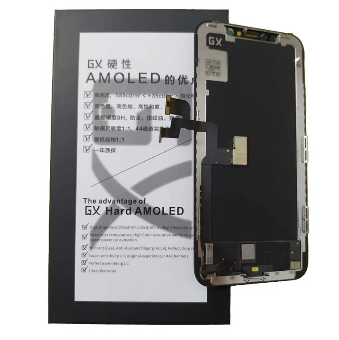 GX AMOLED LCD For iPhone X XS Max Display True Tone With 3D Touch Screen For iPhone 11 12 Pro Max 12Mini LCD Pantalla Digitizer