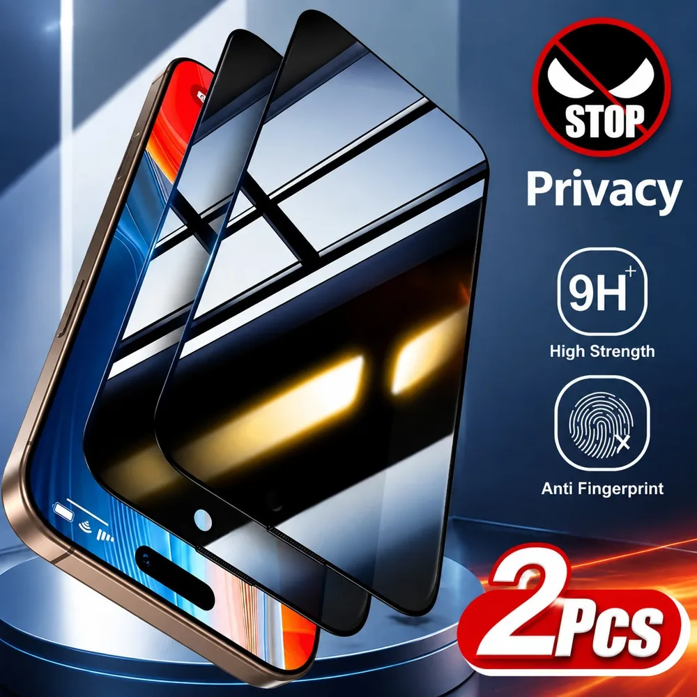 2 Stück Privatsphäre-Schutzglas für Samsung Galaxy F13 F14 F15 Anti-Spy Displayschutz für Samsung Galaxy F16 F17 F22