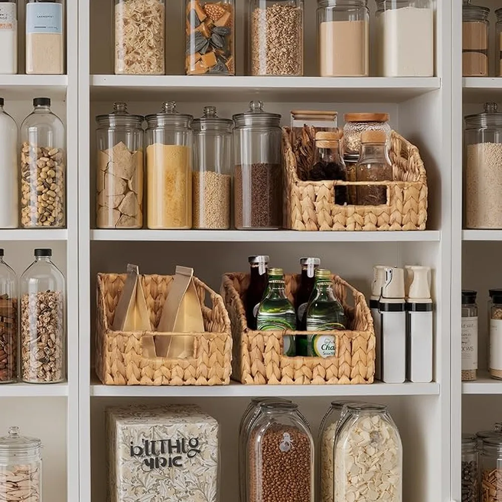 Wickers Baskets For Storage Unique Woven Basket Snack Bin Size Handcrafted Solution For Organizing