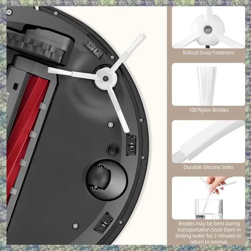 

WON Accessories For Roborock Qrevo S/Qrevo Pro/Qrevo Plus/Qrevo Maxv Vacuum Robot Replacement Parts