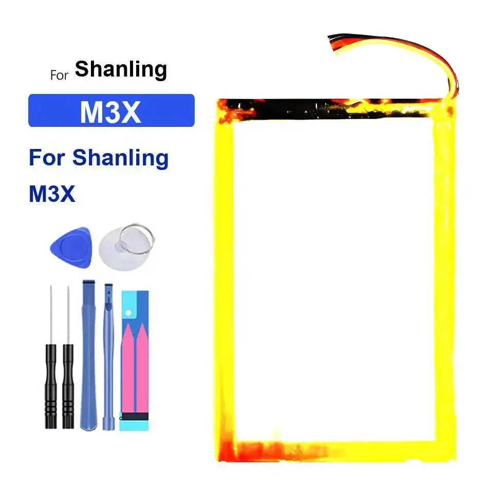 

Стабильный аккумулятор 3220 мАч для портативного музыкального плеера Shanling M3X, высокая производительность