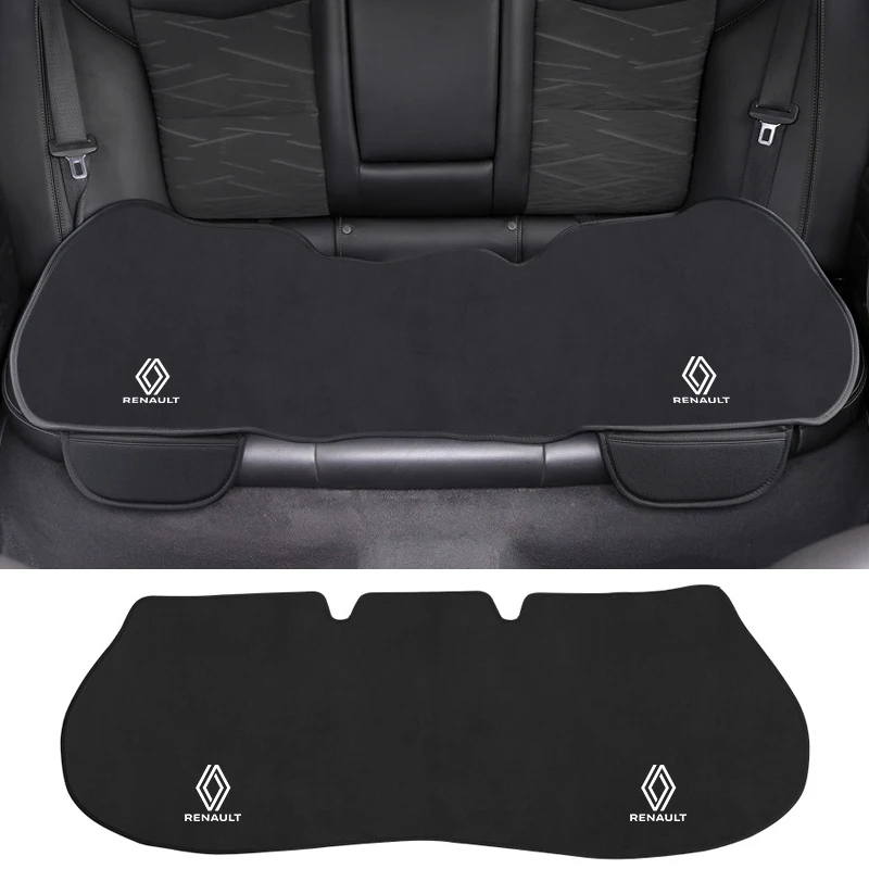 Car Seat Cushion Non-Slip Cover Ice silk Velvet Plush For Renault Sport Duster Megane 2 3 Accessories Car Styling