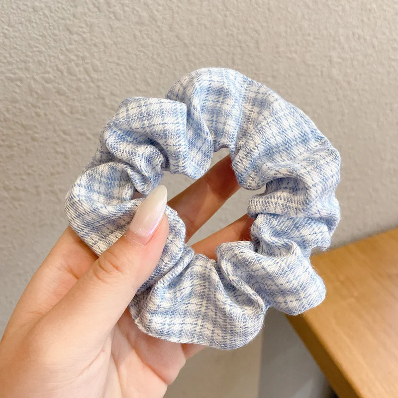 

Korean Style Hair Ties, School Style Hair Accessories, Yiwu Wholesale, Elegant Lace Scrunchies, Hair Ties, Fabric Hair Flowers