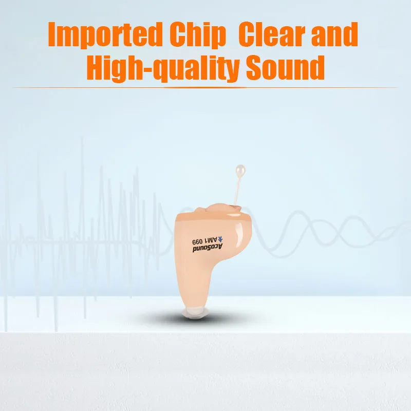 

12 Channel IF AcoSound Invisible Digital Hearing Aids For Elderly Programmable CIC Ear Care Sound Amplifiers Device For Deafness