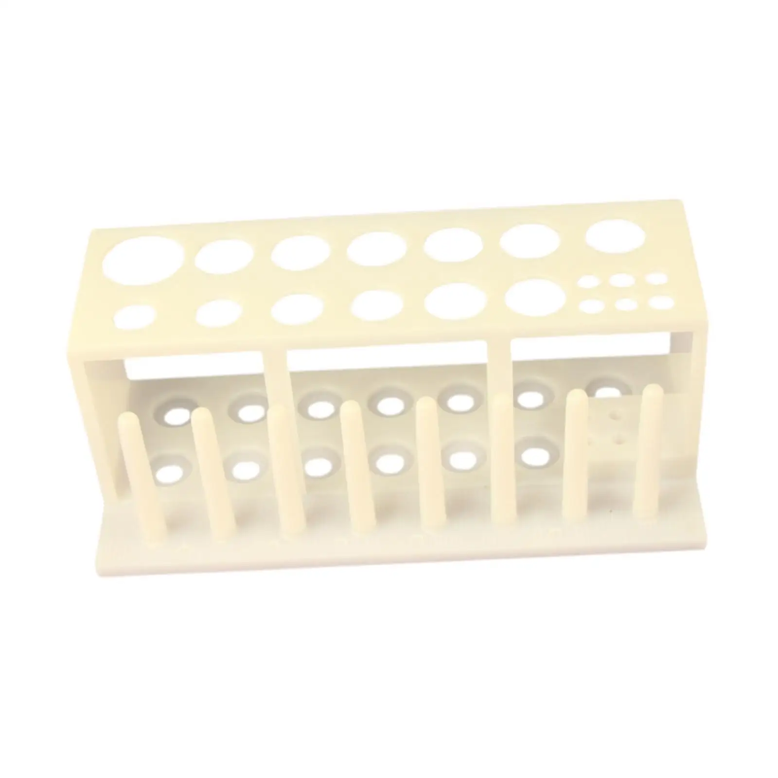 Test Tube Stand 19 Holes Professional Practical Stable Multipurpose Cylindrical for Sample Collection DIY Science Stem Activity