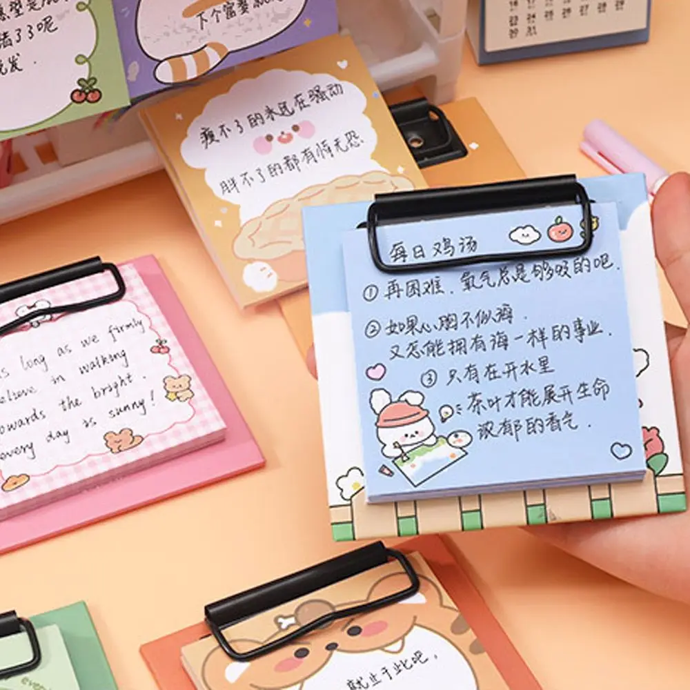 Sticky Notes Memo Pads com área de transferência, Escrevendo Pads, Papelaria Office, Message Note, Work Planner Stickers