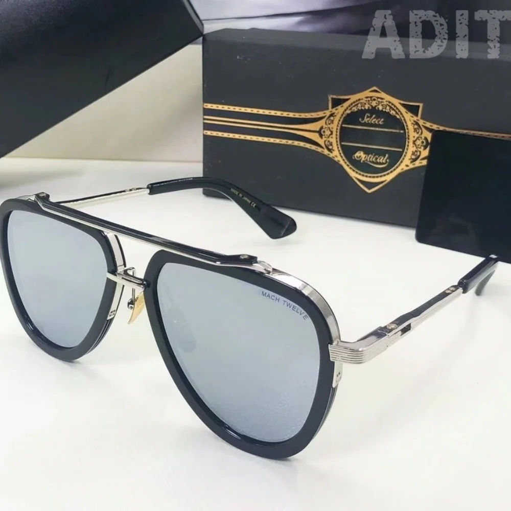 

ADITA MACH TWELVE Top High Quality Sunglasses for Men and Women Luxury Brand Designer Fashion sunglasses UV400 With box