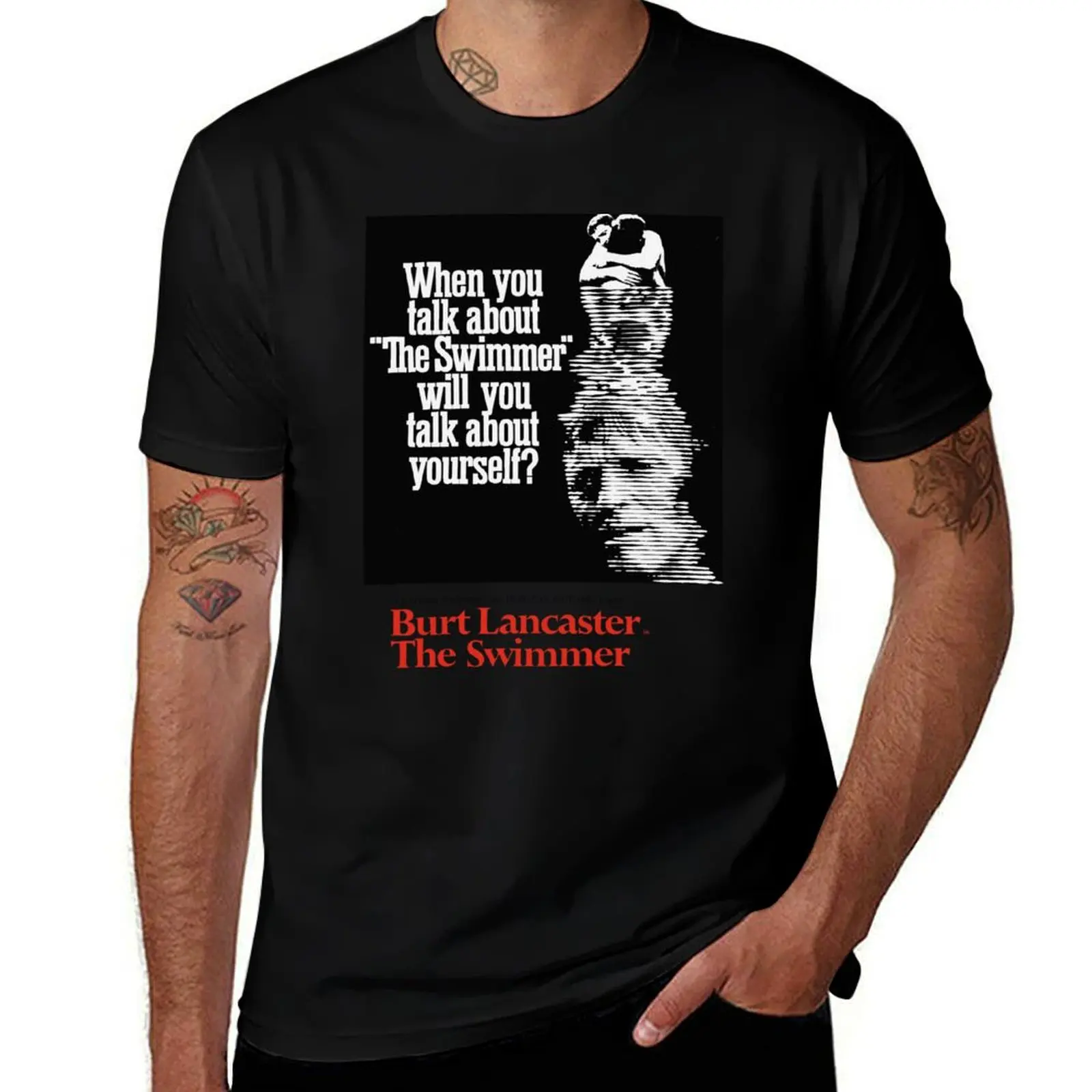 

The Swimmer (1968) T-Shirt customs design your own man t shirt aesthetic clothes custom shirt Men's clothing