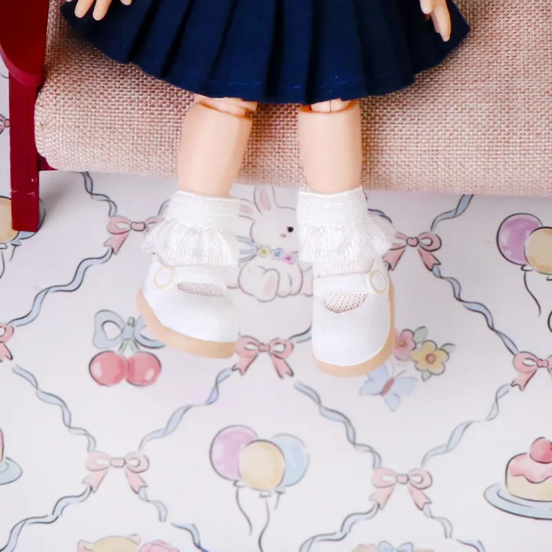 OB11 Bjd 1/12 Doll Shoes Student Rubber Shoes Doll Accessories Beautiful and Delicate Workmanship Kawaii Great Birthday Gifts