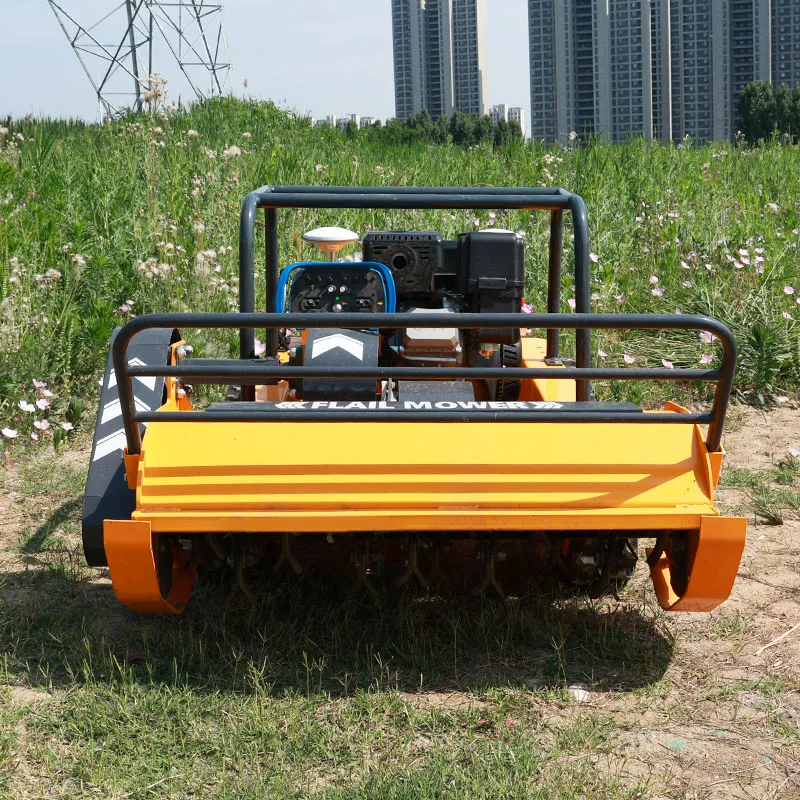 

Customized flail mower Portable RC Remote Control Lawn Mower Wireless Rechargeable Household Lawn Mower