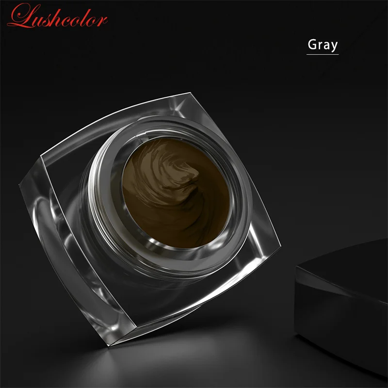 Luschcolor Gray Color Tattoo Pigment Microblading Semi Permanent Makeup Cream Pigments Eyebrow Beauty Tattoos Supplies 5ML 1 Pc