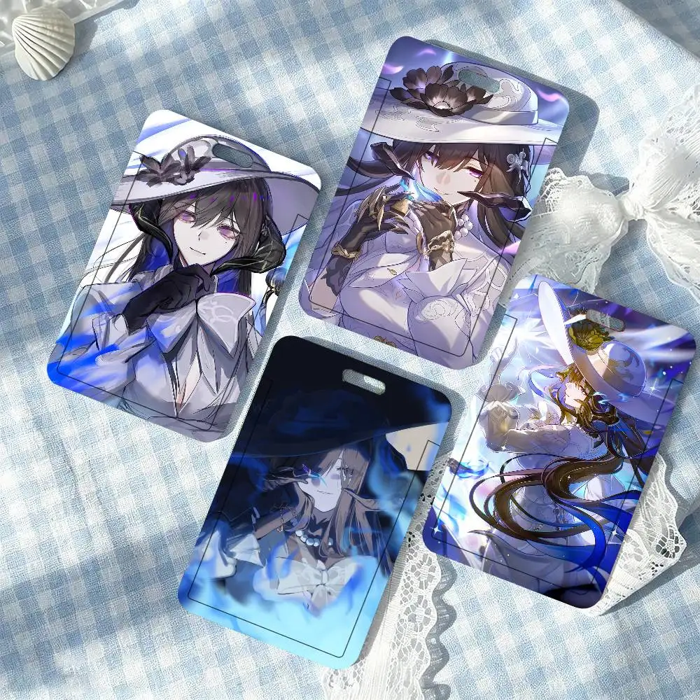Game Honkai Star Rail The Dahlia Lanyard Card Holders Student ID Card Holders Neckband Card Holders Access Control Accessories