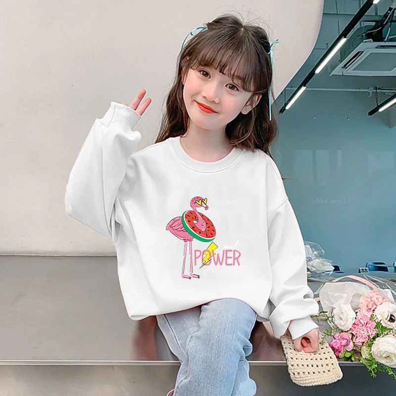 

Winter Sweatshirt Children Clothing 2024 New Autumn Fashion Loose Casual Pullover Kids Long Sleeve 50% Cotton Tracksuits