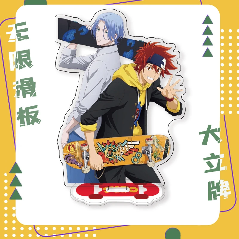 Anime SK8 The Infinity Acrylic Stand Reki Kyan Langa Hasegawa Model Figure Cosplay Plate Holder Topper Desk Decor Plate Gift