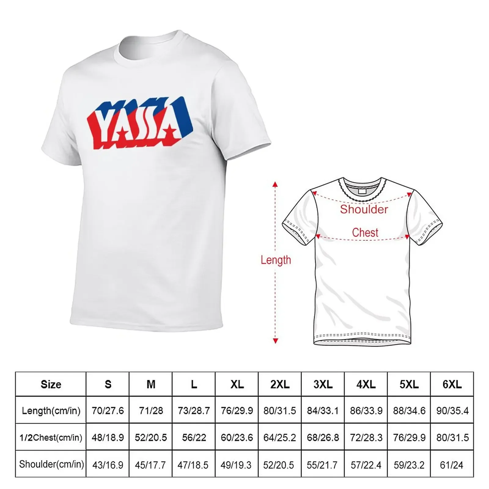 YASSA t-shirt vintage cute clothes top magliette da uomo