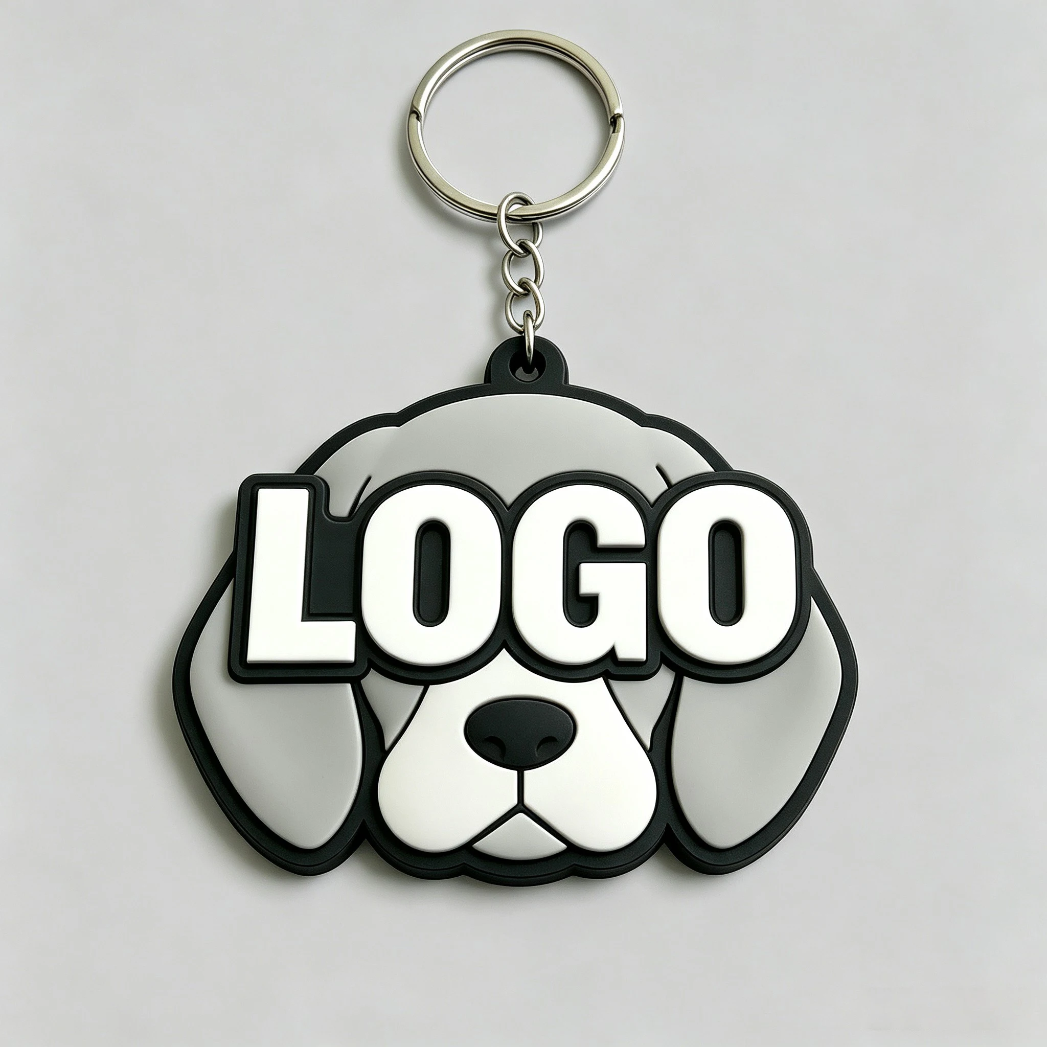 Eco-Friendly Custom Shape & Color OEM Personalized Soft PVC Keychain with Custom Logo for Promotional Products