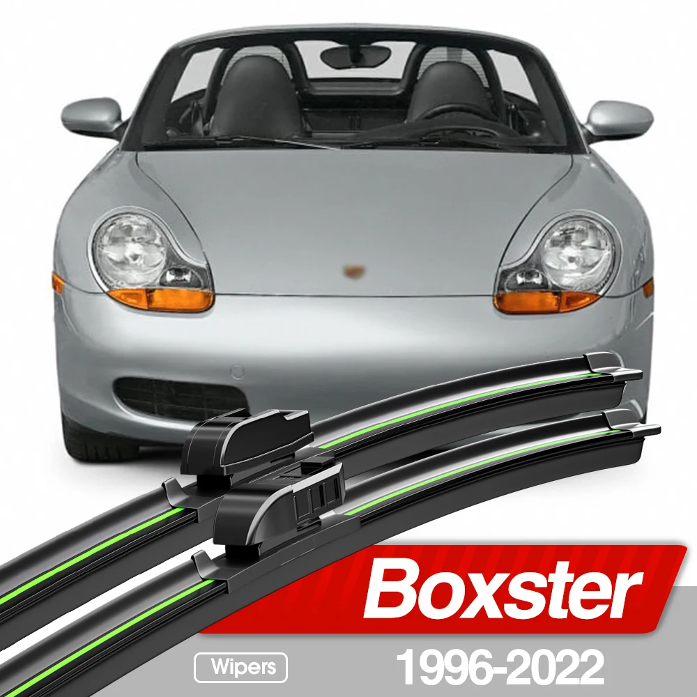 

For Porsche Boxster 986 987 981 982 1996-2022 Front Windshield Wiper Blades 2x Windscreen Window Accessories 2004 2012 2015 2016