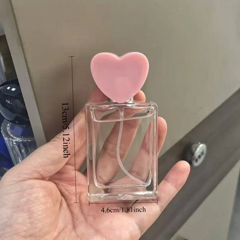 Butelka na perfumy do ponownego napełniania, 30 ml, szklana butelka na perfumy z zakrętką i rozpylaczem, przenośna i idealna w podróży.