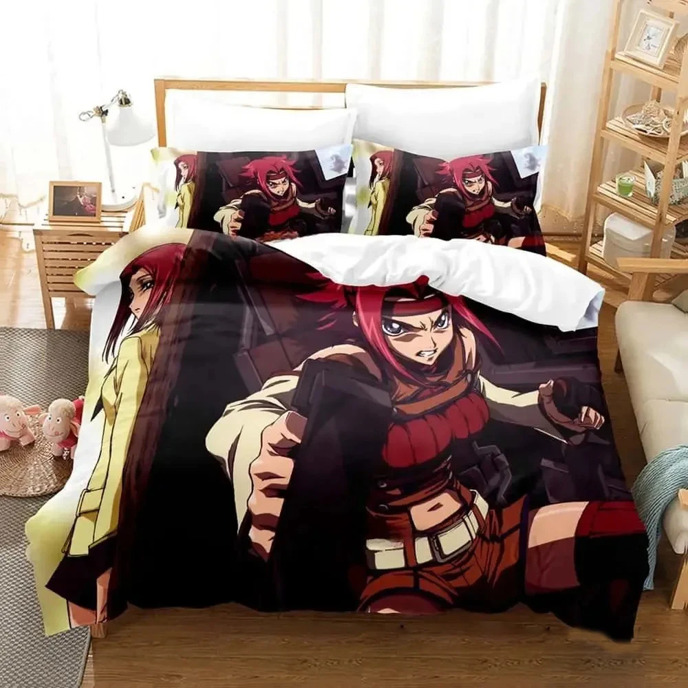 

3D Cartoons Code Geass Bedding Set Single Twin Full Queen King Size Bed Set Adult Kid Bedroom Duvet cover Sets For Home Textiles