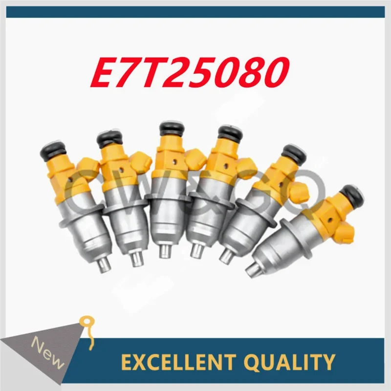 

6x E7T25080 1465A011 MR560555 car Fuel Injector For Mitsubishi Pejero Yamaha Outboard HPDI 200 250 300 HP 2003 E7T05080